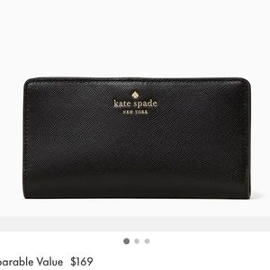 Kate Spade black Jana wallet